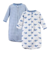 BabyCotton Long-Sleeve Wearable Sleeping Bag, Sack, Blanket